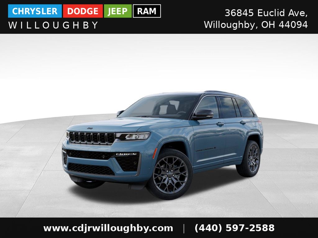 Gray (Steel Blue) 2026 Jeep Grand Cherokee SUV / Crossover Four-Wheel Drive 8-Speed Automatic