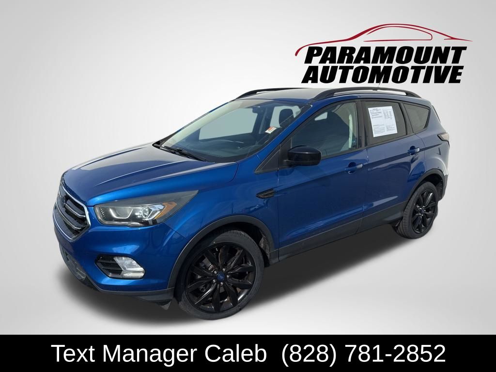 Lightning Blue Metallic 2018 Ford Escape SE AWD SUV / Crossover All-Wheel Drive 6-Speed Automatic