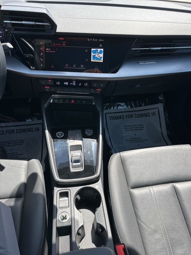2023 Brilliant Black Audi A3 40 Premium FWD Sedan