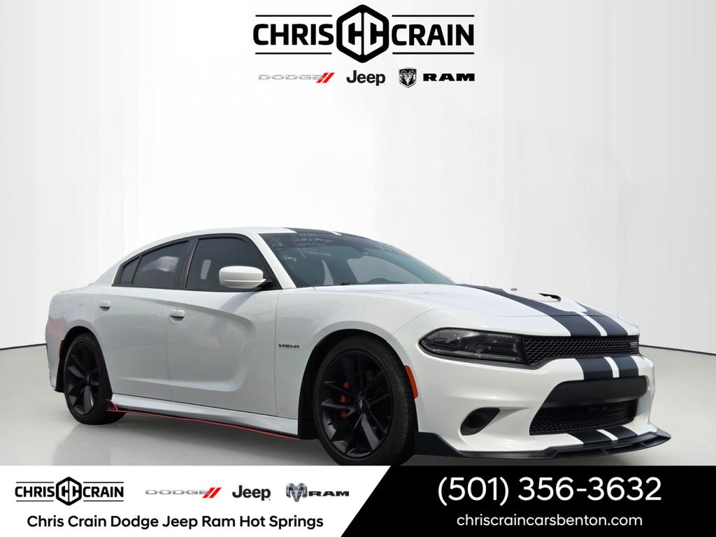White 2022 Dodge Charger Sedan Rear-Wheel Drive 8-Speed Automatic
