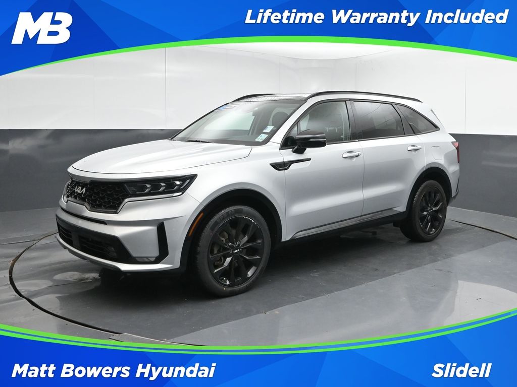 Sparkling Silver 2022 Kia Sorento SUV / Crossover Front-Wheel Drive 8-Speed Dual Clutch