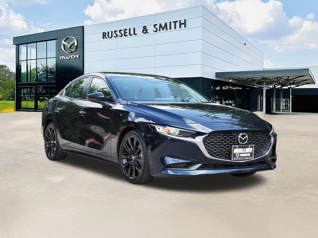 Deep Crystal Blue Mica 2024 Mazda MAZDA3 Sedan Front-Wheel Drive 6-Speed Automatic