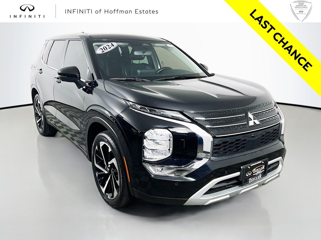 Labrador Black Pearl 2024 Mitsubishi Outlander SE S-AWC SUV / Crossover All-Wheel Drive Continuously Variable Transmission