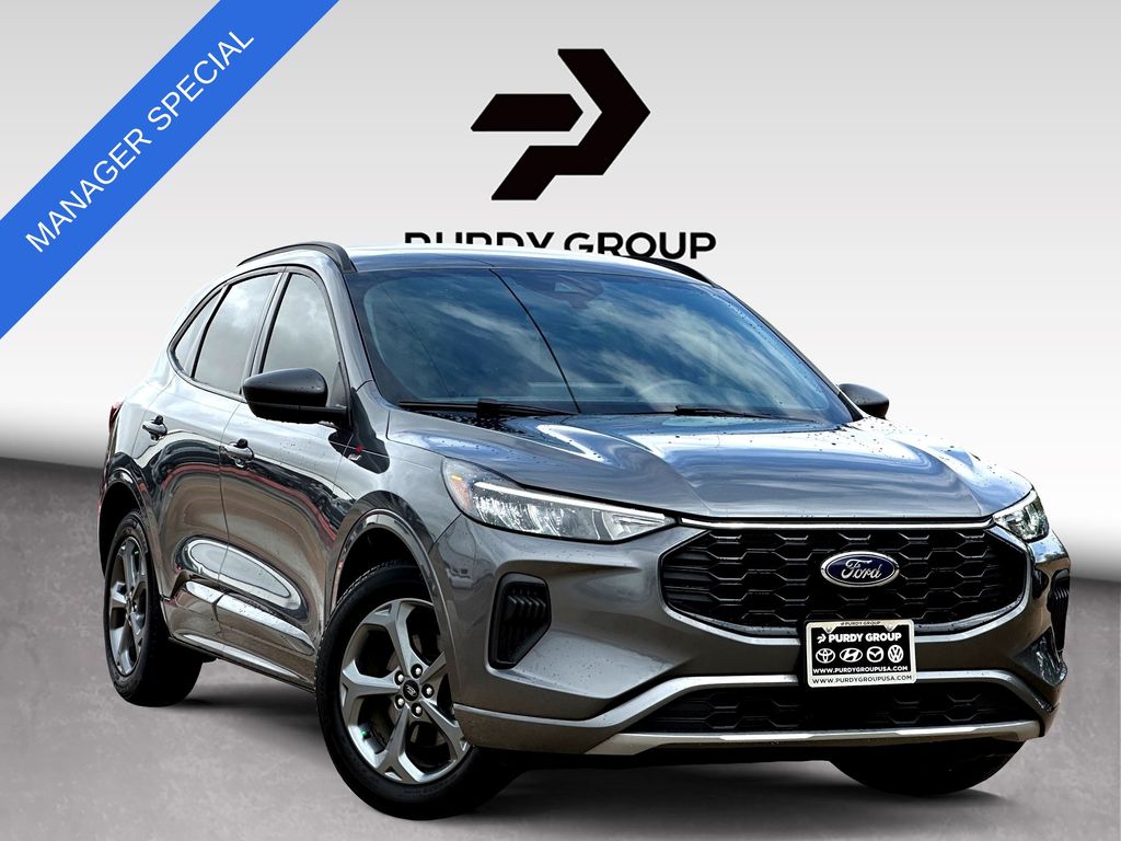 Gray Metallic 2024 Ford Escape SUV / Crossover Front-Wheel Drive 8-Speed Automatic