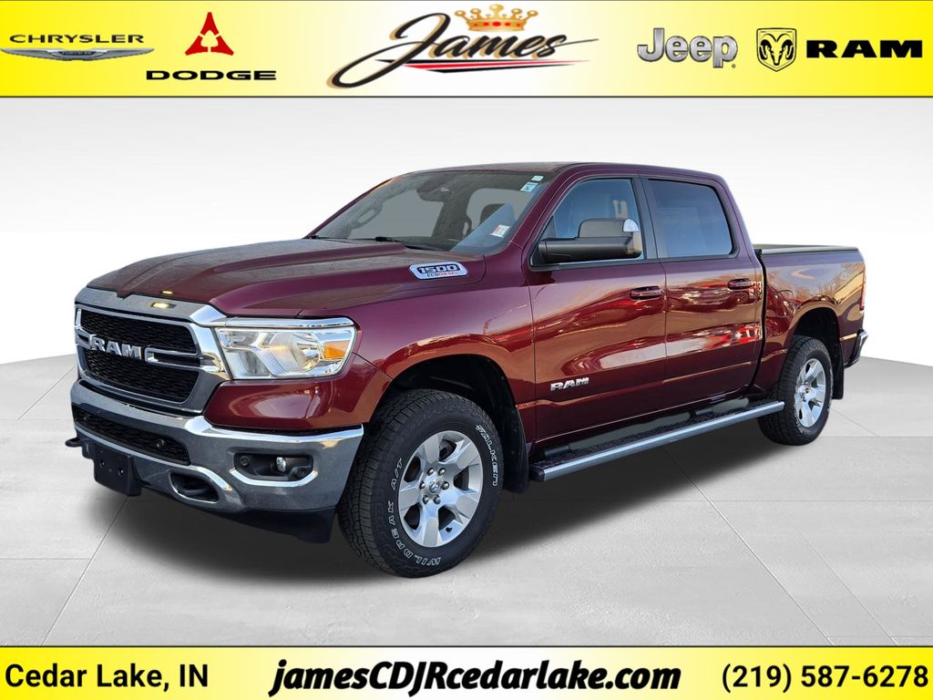 Delmonico Red Pearlcoat 2022 RAM 1500 Pickup Truck Four-Wheel Drive 8-Speed Automatic