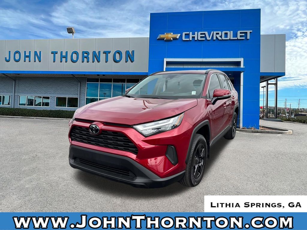 Red (Ruby Flare Pearl) 2024 Toyota RAV4 XLE FWD SUV / Crossover Front-Wheel Drive 8-Speed Automatic