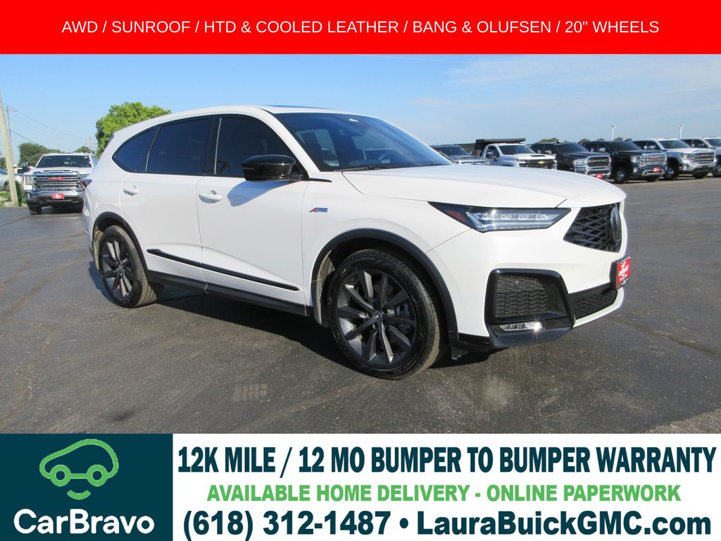 Platinum White Pearl 2025 Acura MDX SUV / Crossover All-Wheel Drive Automatic