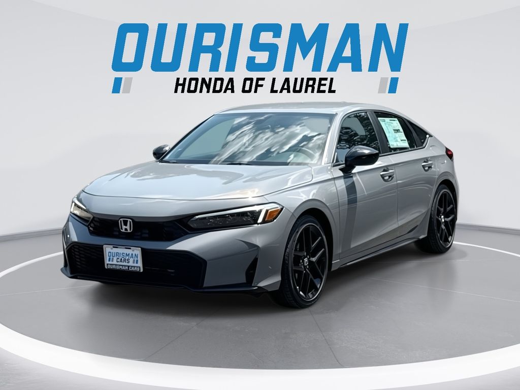 Urban Gray Pearl 2026 Honda Civic Hatchback Hatchback Front-Wheel Drive Continuously Variable Transmission
