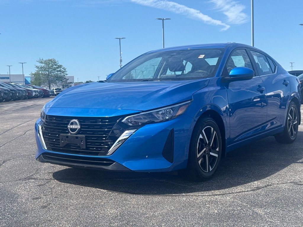 Electric Blue Metallic 2024 Nissan Sentra Sedan Front-Wheel Drive Continuously Variable Transmission