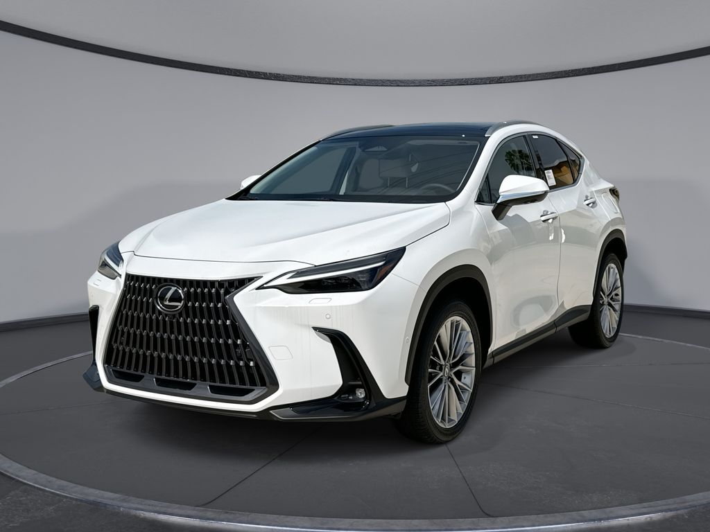 Ultra White 2026 Lexus NX Hybrid 350h Luxury AWD SUV / Crossover All-Wheel Drive Continuously Variable Transmission