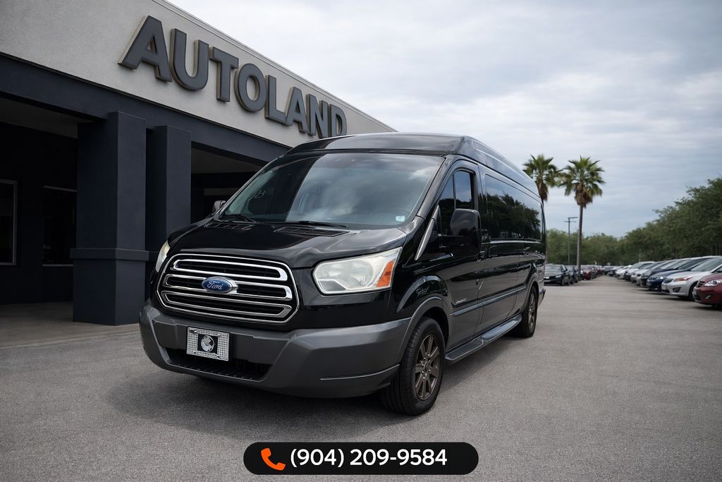 Black 2017 Ford Transit Cargo 150 3dr LWB Low Roof Cargo Van with 60/40 Passenger Side Doors Van Rear-Wheel Drive 6-Speed Automatic Overdrive