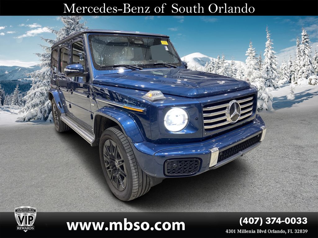 MANUFAKTUR Sea Blue Metallic 2025 Mercedes-Benz G-Class SUV / Crossover All-Wheel Drive 2-Speed Automatic