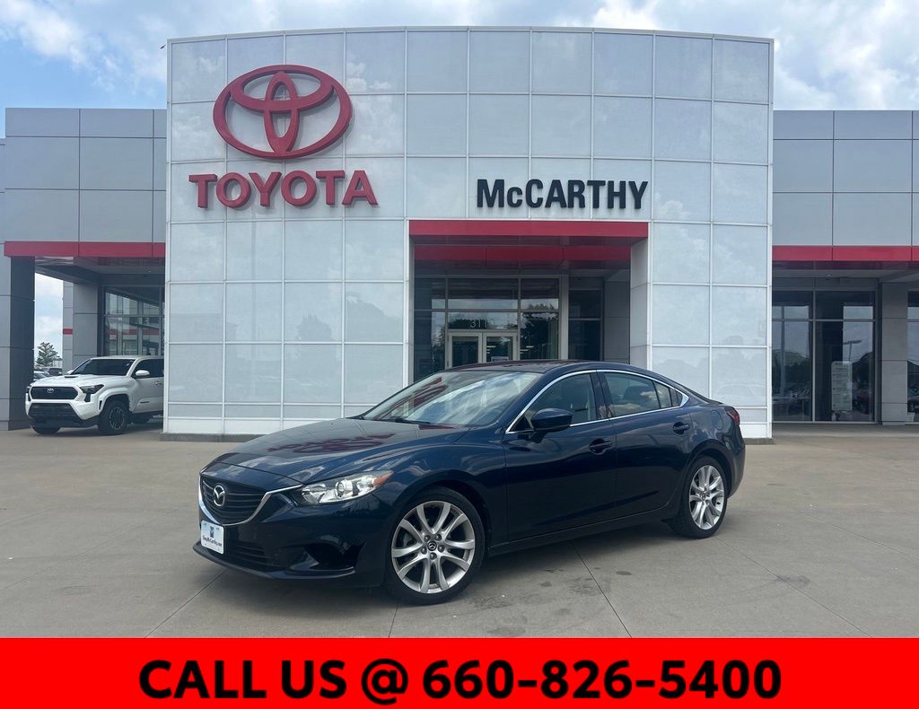 Crystal Blue 2017 Mazda MAZDA6 Sedan Front-Wheel Drive 6-Speed Automatic