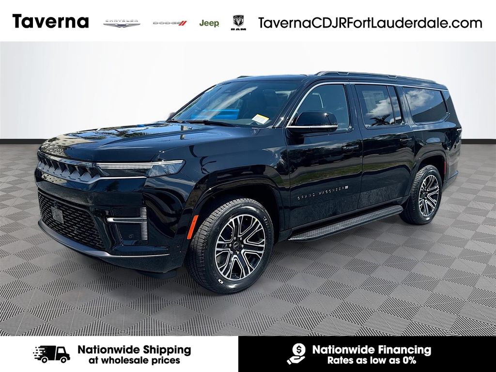 High Gloss Black 2026 Jeep Grand Wagoneer L SUV / Crossover 4X2 8-Speed Automatic