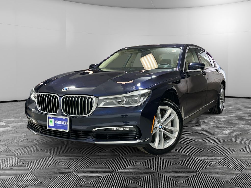 Imperial Blue Metallic 2018 BMW 7 Series 750i xDrive AWD Sedan All-Wheel Drive 8-Speed Automatic