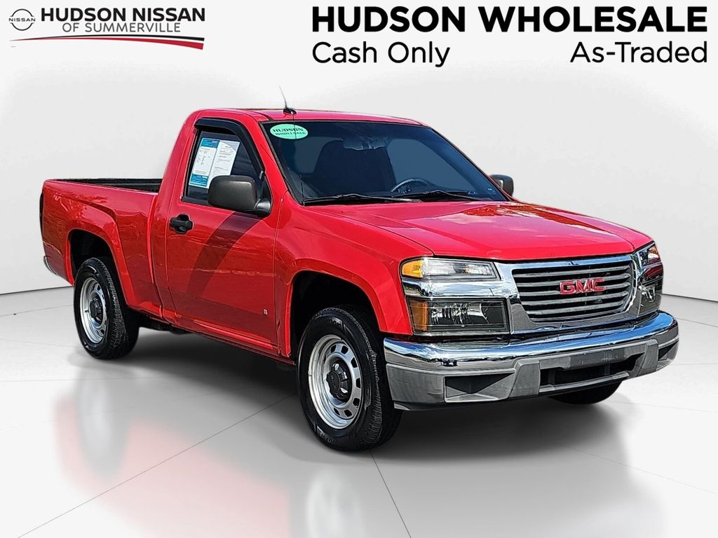 Fire Red 2009 GMC Canyon Pickup Truck 4X2 4-Speed Automatic Overdrive
