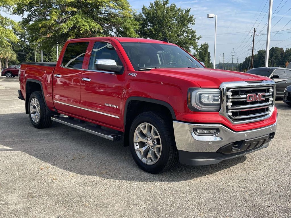 Cardinal Red 2018 GMC Sierra 1500 Pickup Truck Four-Wheel Drive 8-Speed Automatic Overdrive