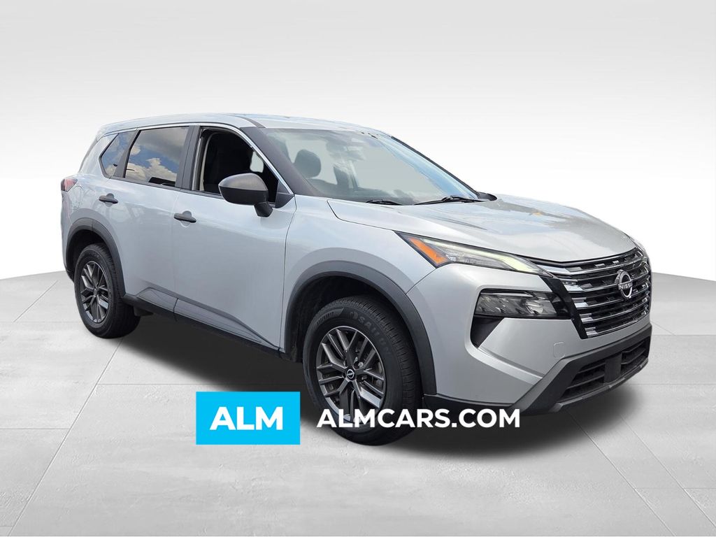 Brilliant Silver Metallic 2024 Nissan Rogue SUV / Crossover Front-Wheel Drive Continuously Variable Transmission
