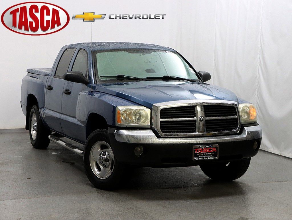 Atlantic Blue Pearl 2005 Dodge Dakota ST Quad Cab RWD Pickup Truck Rear-Wheel Drive 4-Speed Automatic