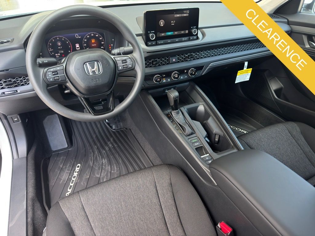 2025 Honda Accord LX White at Community Honda
