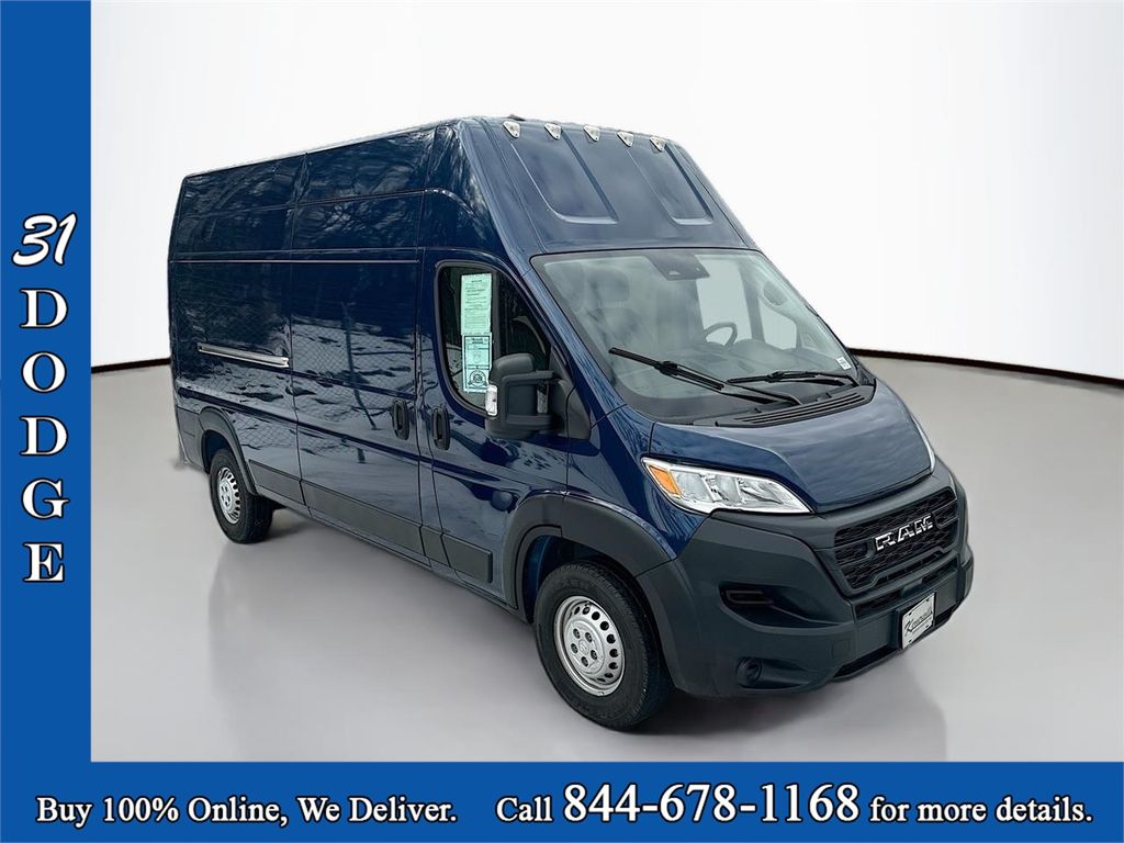 2024 RAM ProMaster 3500 Tradesman 159 Super High Roof Extended Cargo Van with Passenger Seat FWD