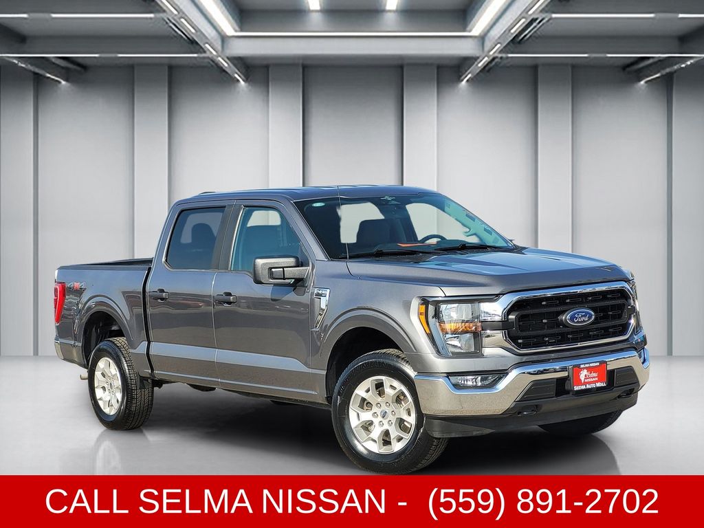 Gray Metallic 2023 Ford F-150 XLT SuperCrew 4WD Pickup Truck Four-Wheel Drive Automatic