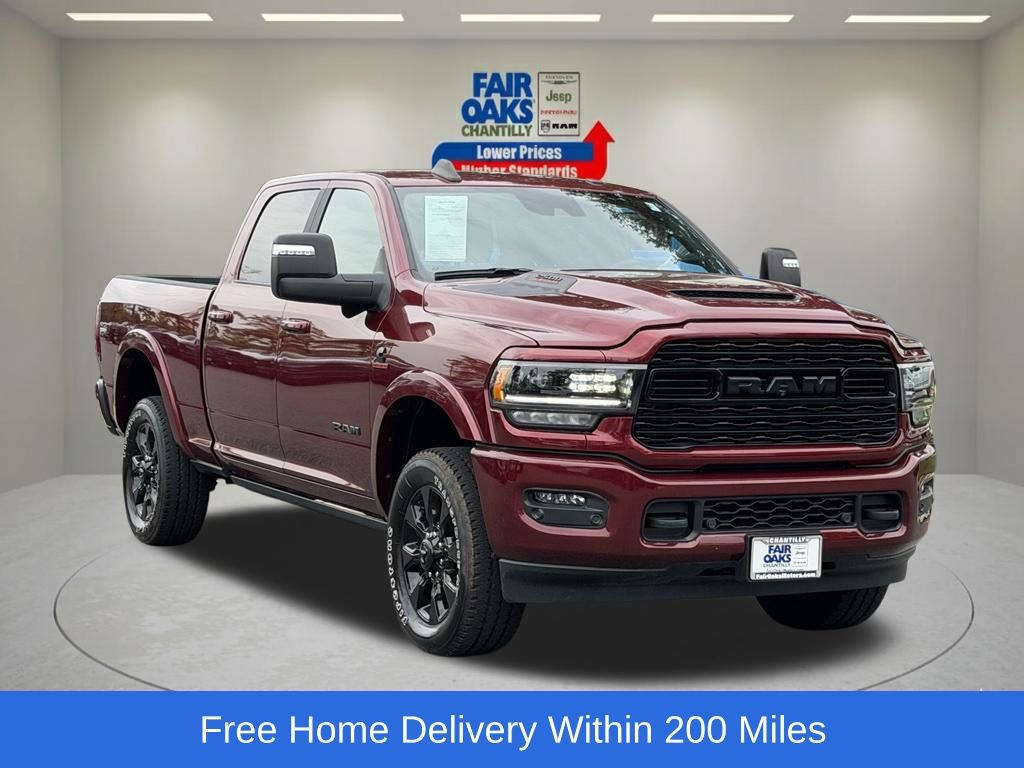 Delmonico Red Pearlcoat 2023 RAM 2500 Pickup Truck Four-Wheel Drive 6-Speed Automatic