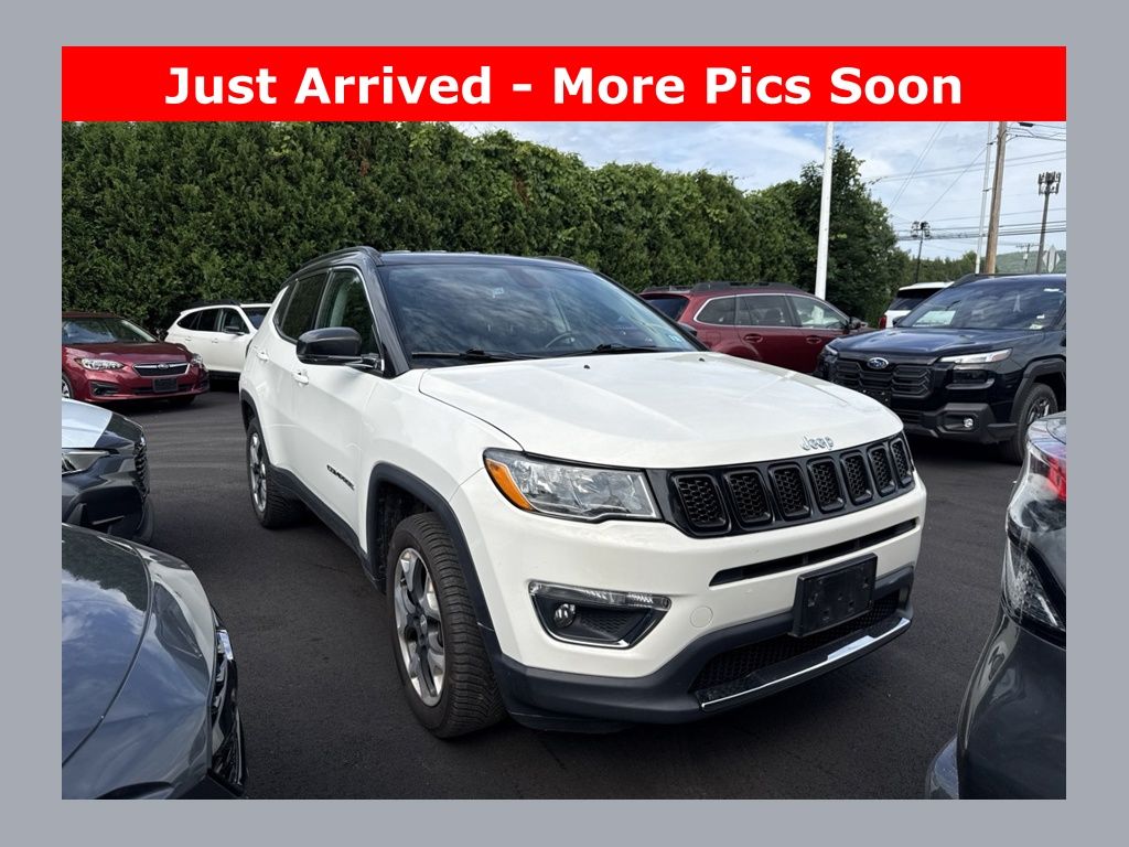White Clearcoat 2019 Jeep Compass SUV / Crossover Four-Wheel Drive 9-Speed Automatic
