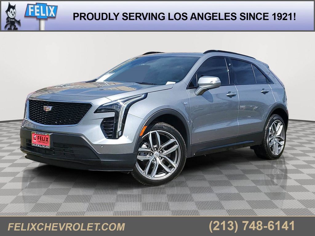 Argent Silver Metallic 2023 Cadillac XT4 Sport AWD SUV / Crossover Four-Wheel Drive 9-Speed Automatic