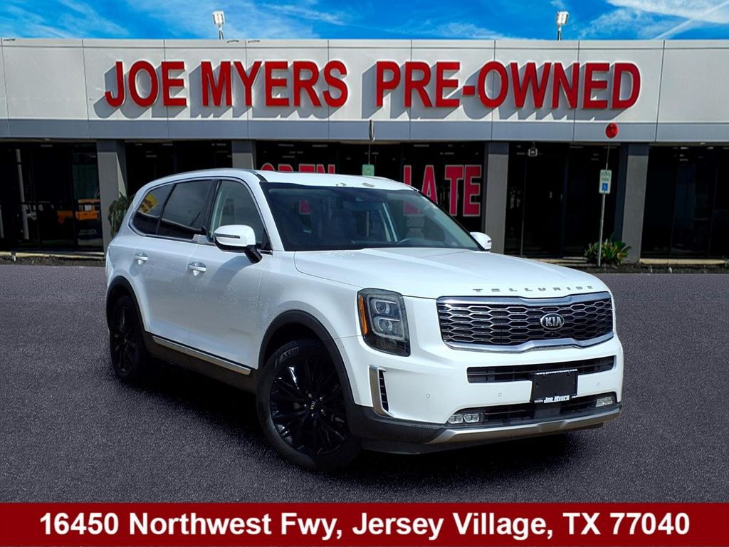 2020 Kia Telluride SX White at Joe Myers Mazda Kia