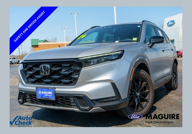 Silver 2024 Honda CR-V Hybrid SUV / Crossover All-Wheel Drive Continuously Variable Transmission