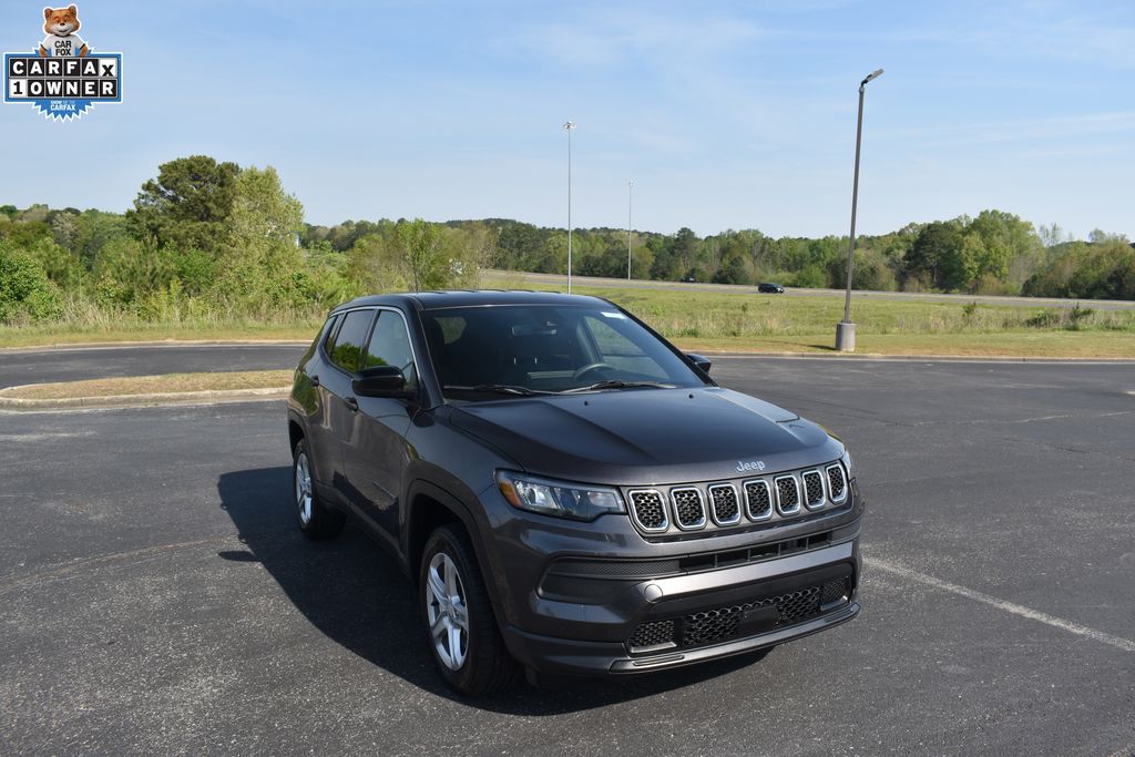 Gray (Granite Crystal Metallic Clearcoat) 2023 Jeep Compass Sport 4WD SUV / Crossover Four-Wheel Drive 8-Speed Automatic