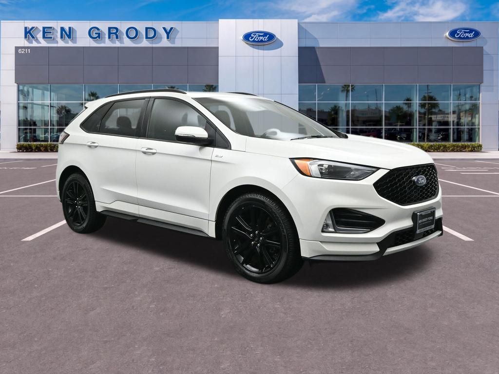 White Metallic 2020 Ford Edge SUV / Crossover Front-Wheel Drive 8-Speed Automatic