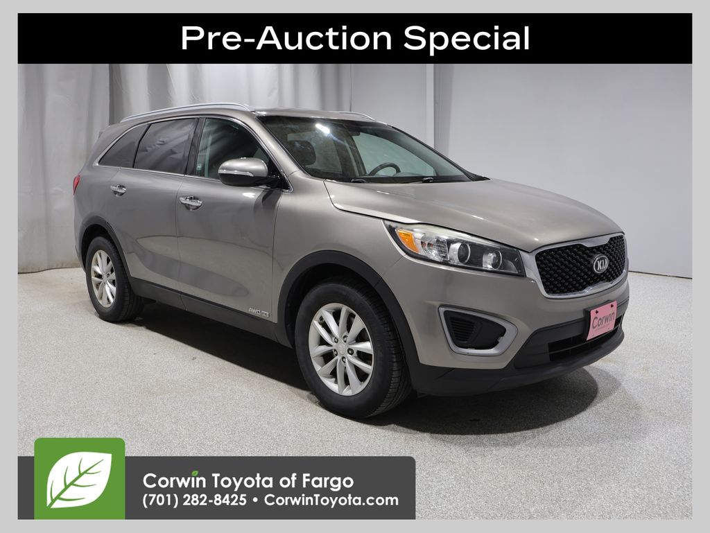 Titanium Silver 2016 Kia Sorento LX V6 AWD SUV / Crossover All-Wheel Drive 6-Speed Automatic
