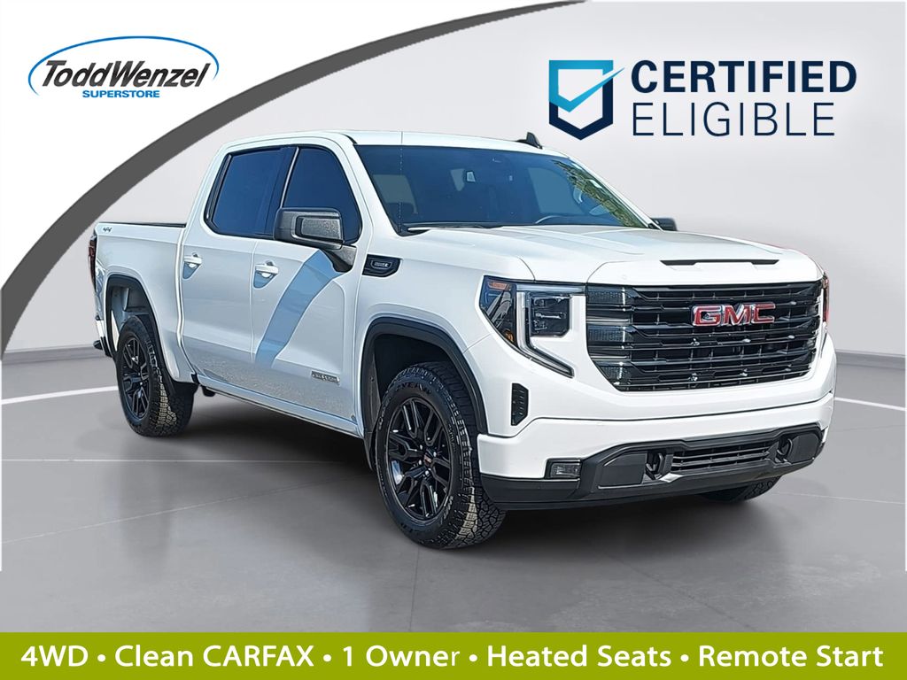 Summit White 2024 GMC Sierra 1500 Pickup Truck Four-Wheel Drive 8-Speed Automatic