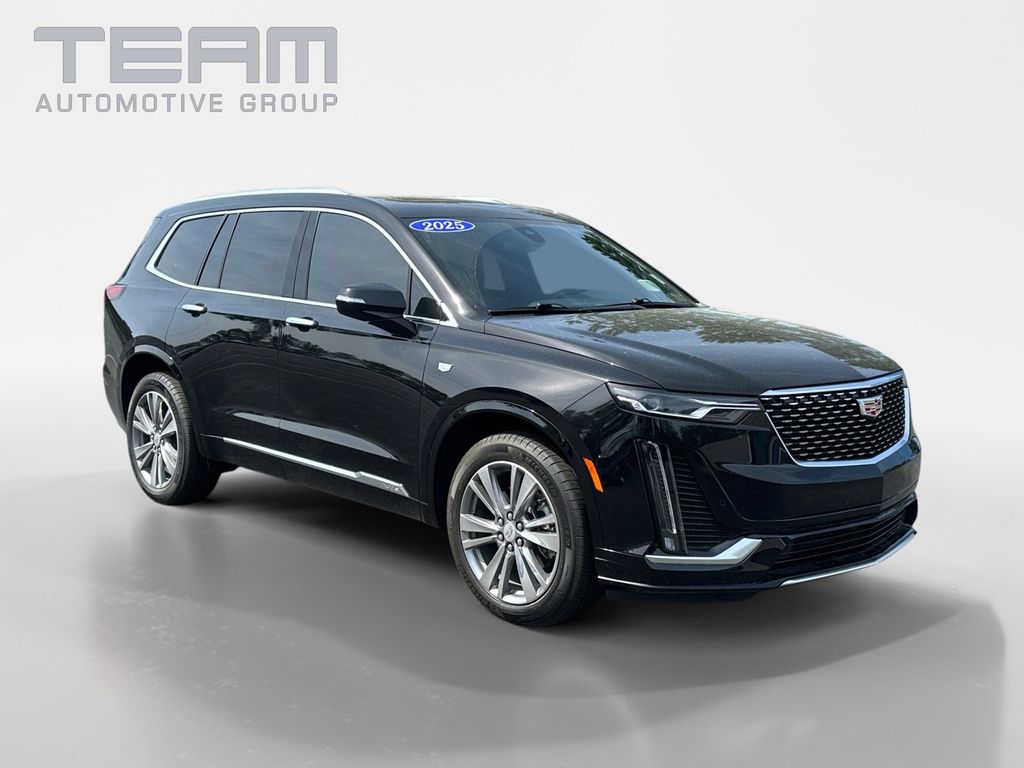Stellar Black Metallic 2025 Cadillac XT6 Premium Luxury AWD SUV / Crossover Four-Wheel Drive Automatic