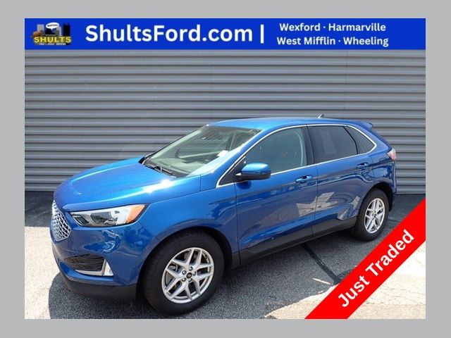 Blue Metallic 2024 Ford Edge SUV / Crossover All-Wheel Drive 8-Speed Automatic