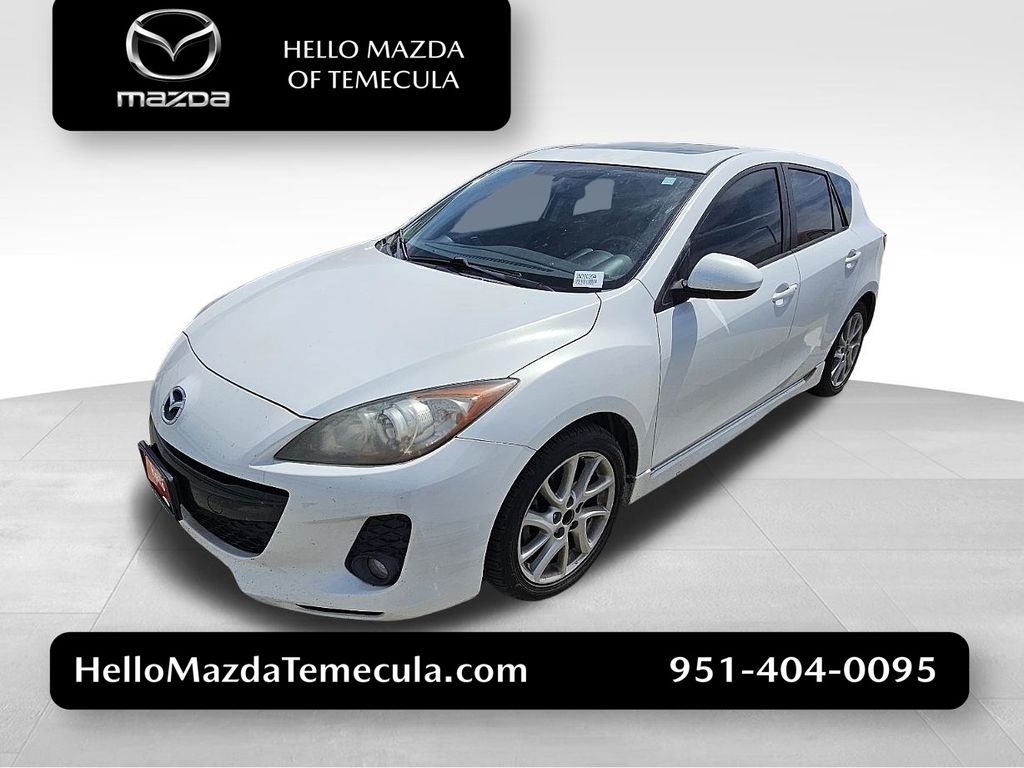 Crystal White Pearl Mica 2012 Mazda MAZDA3 s Touring Hatchback Hatchback Front-Wheel Drive 5-Speed Automatic