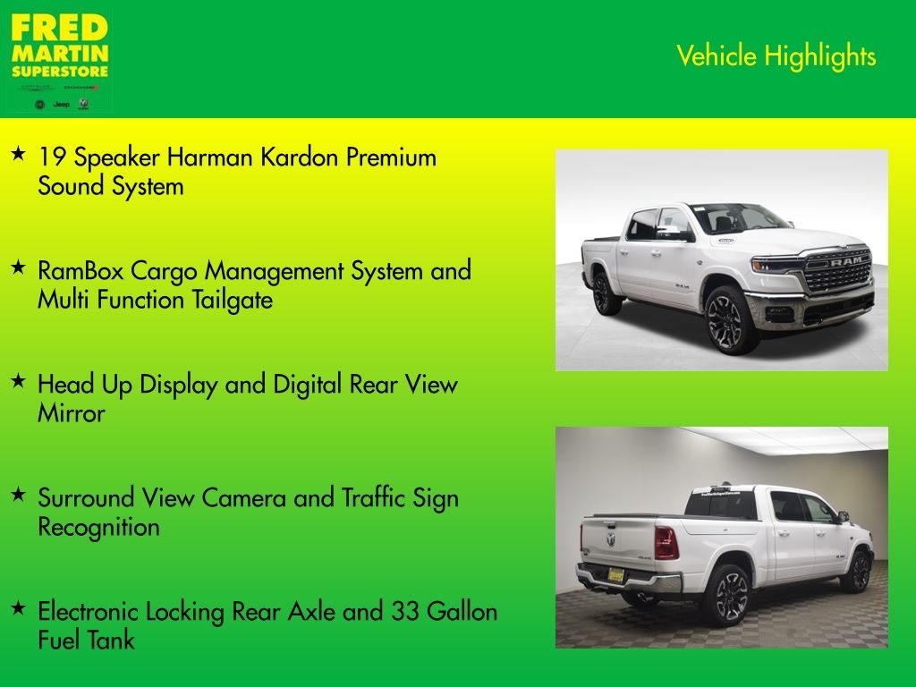 new 2026 Ram 1500 car, priced at $77,747