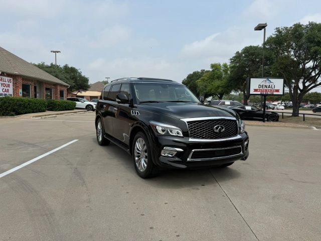Black Obsidian 2017 INFINITI QX80 RWD SUV / Crossover Rear-Wheel Drive 7-Speed Automatic