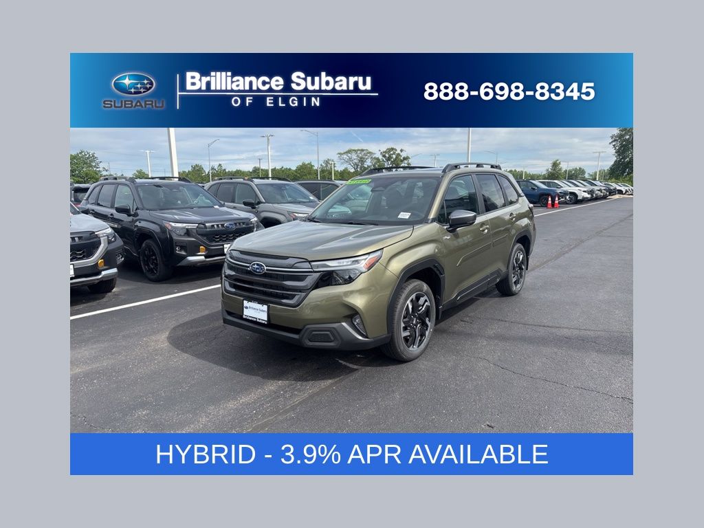 Green Metallic 2026 Subaru Forester Hybrid Limited AWD SUV / Crossover All-Wheel Drive Continuously Variable Transmission
