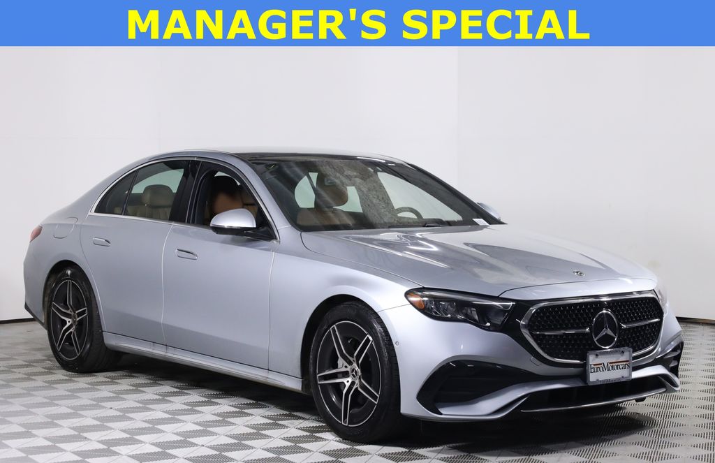 Cirrus Silver Metallic 2026 Mercedes-Benz E-Class E 350 4MATIC Sedan All-Wheel Drive 9-Speed Automatic