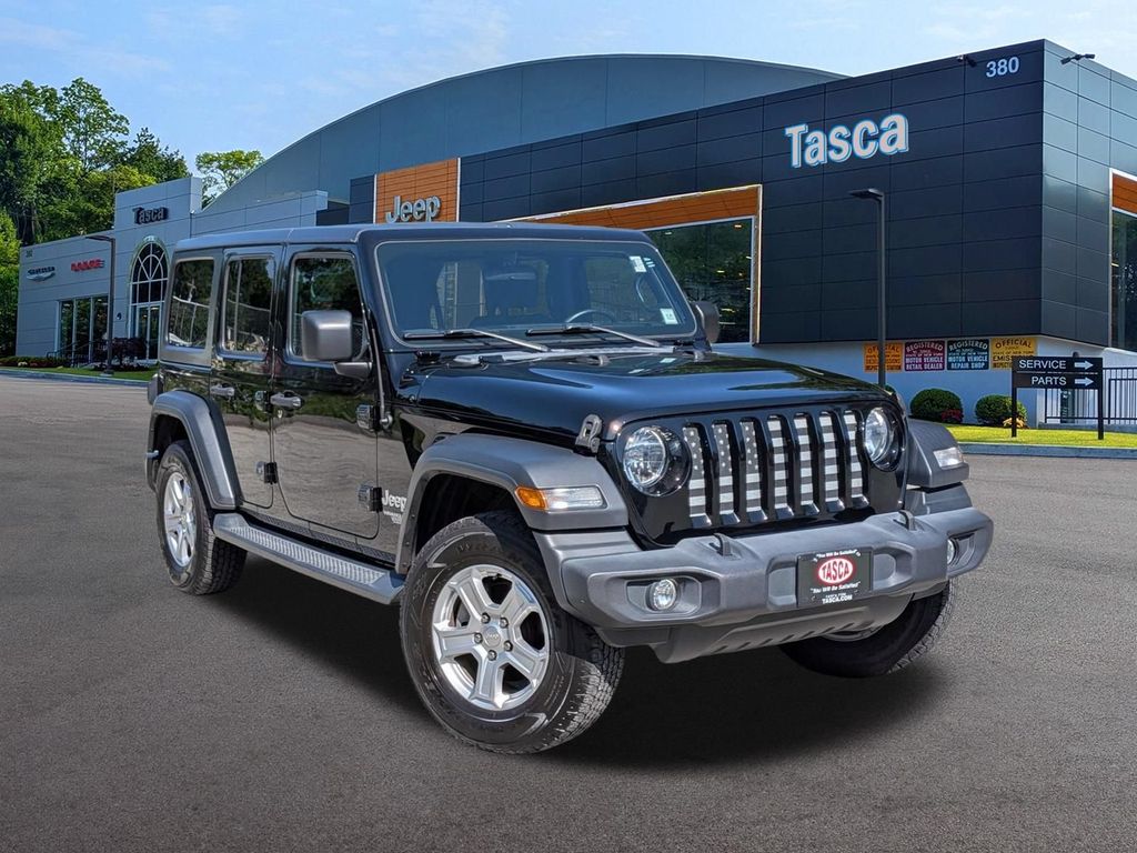 Black Clearcoat 2020 Jeep Wrangler SUV / Crossover Four-Wheel Drive 8-Speed Automatic