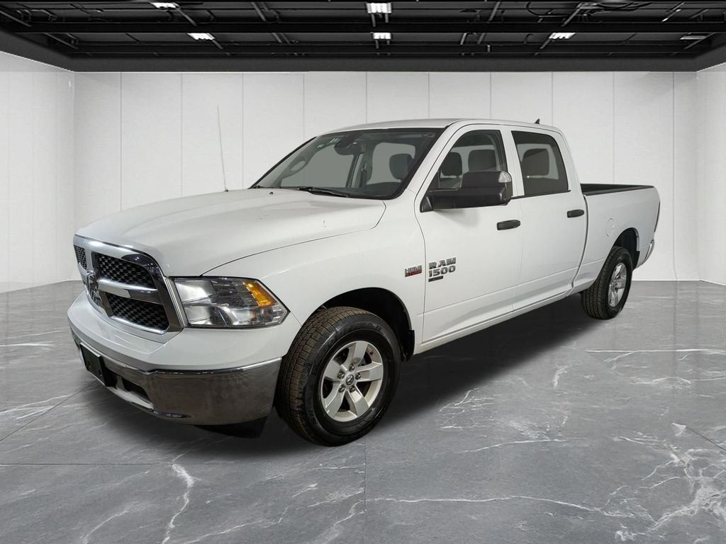 Bright White Clearcoat 2023 RAM 1500 Classic SLT Crew Cab 4WD Pickup Truck Four-Wheel Drive 8-Speed Automatic