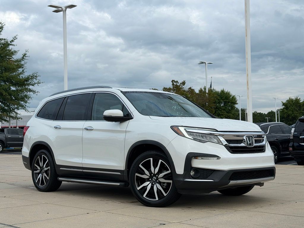 Platinum White Pearl 2021 Honda Pilot SUV / Crossover Front-Wheel Drive 9-Speed Automatic