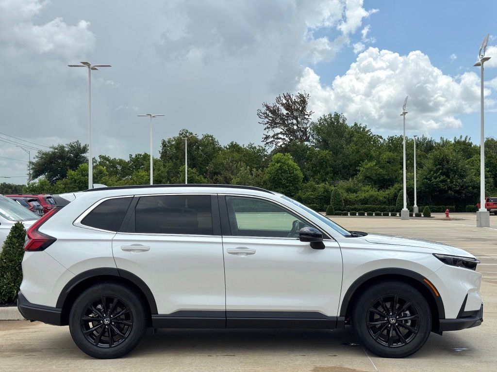 2023 Honda CR-V Hybrid Sport White at Bayway Cadillac of The Woodlands