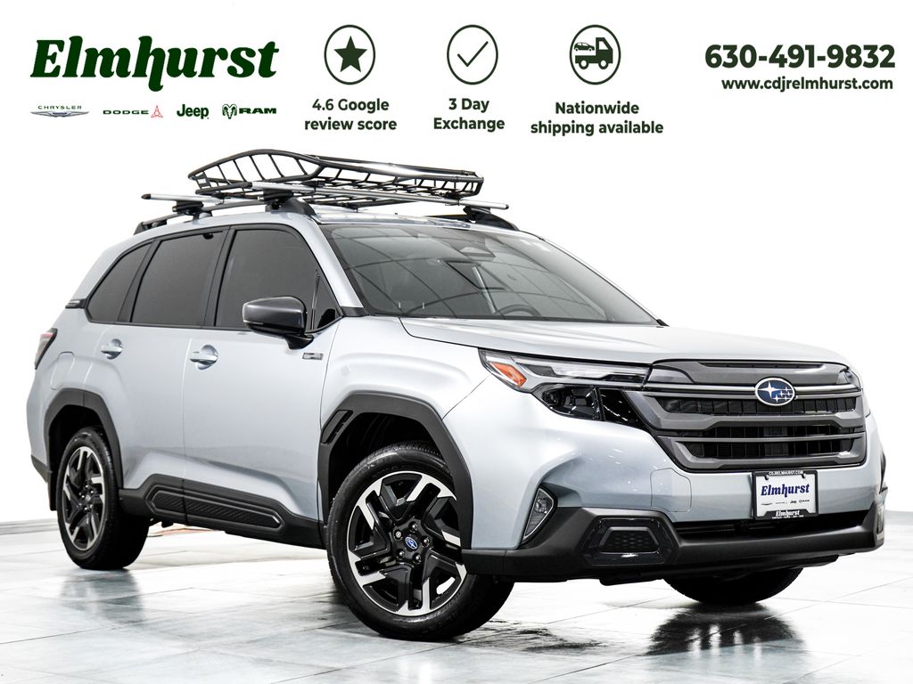 Ice Silver Metallic 2026 Subaru Forester Hybrid SUV / Crossover All-Wheel Drive Continuously Variable Transmission