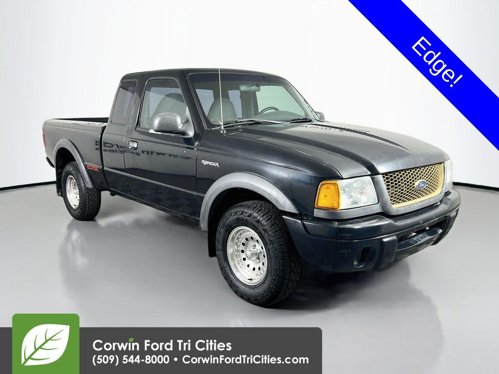 Black 2002 Ford Ranger Pickup Truck Rear-Wheel Drive 5-Speed Automatic