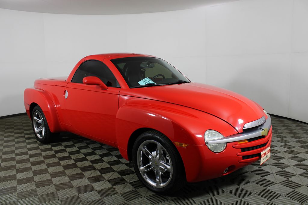 Redline Red 2003 Chevrolet SSR LS RWD Convertible Rear-Wheel Drive 4-Speed Automatic Overdrive