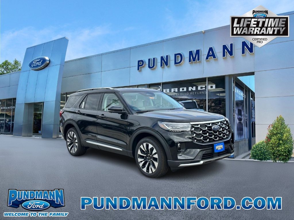 Black Metallic 2026 Ford Explorer SUV / Crossover All-Wheel Drive Automatic